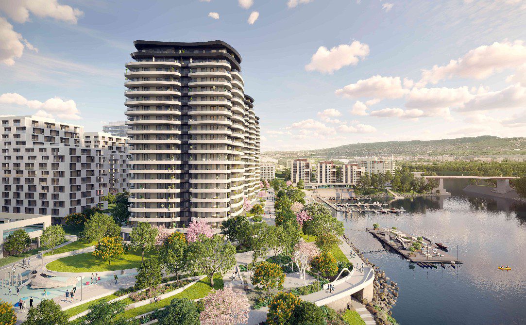 Progress update: construction advances in car-free Danube riverside ...